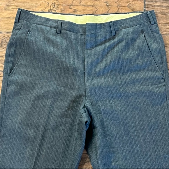 VTG 60's 70's Cricketeer ZCMI Men's Suit USA Jacket 40S Pants 36X32 Gray Blue - Picture 14 of 16